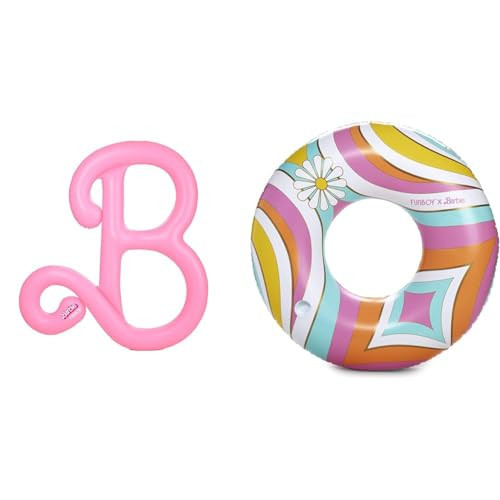 Barbie Movie B Pool Float & Malibu Barbie 50th Anniversary Tube Float Bundle | Amazon (US)