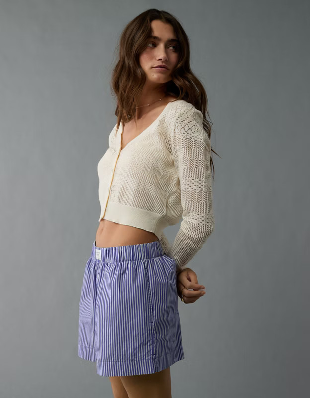 AE Logo Boxer Sleep Short | American Eagle Outfitters (US & CA)