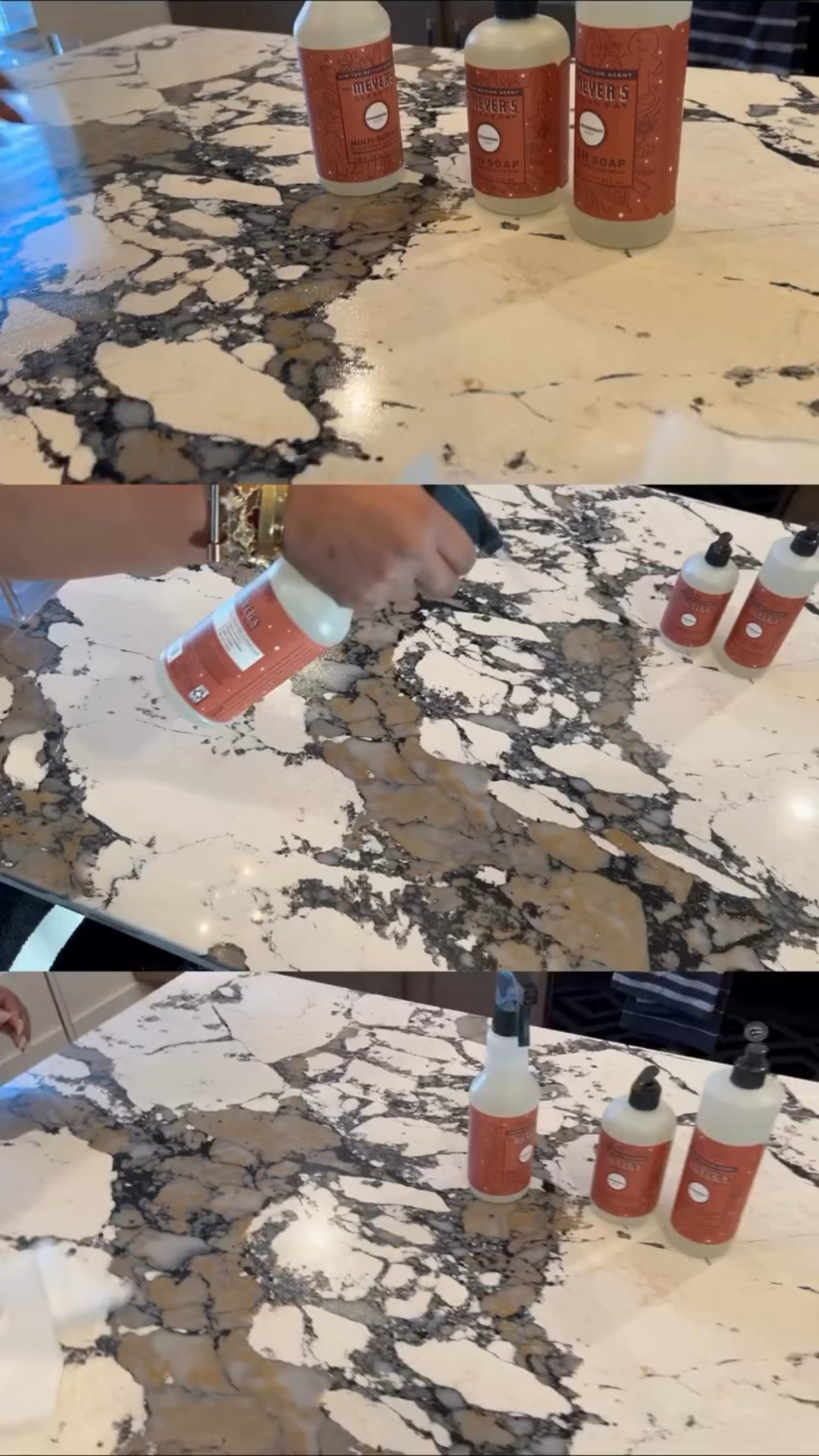 Nothing beats having @mrsmeyerscleanday in my home with so many people and food this holiday season on my new countertops! Yup New baby! 

The gingerbread scent smell so dang on good and tasty! 

Check out @mrsmeyerscleanday newest collection! 
#Mrsmeyerepartner  #ad