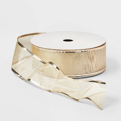2" Ribbon Champagne 100ft - Wondershop™ | Target