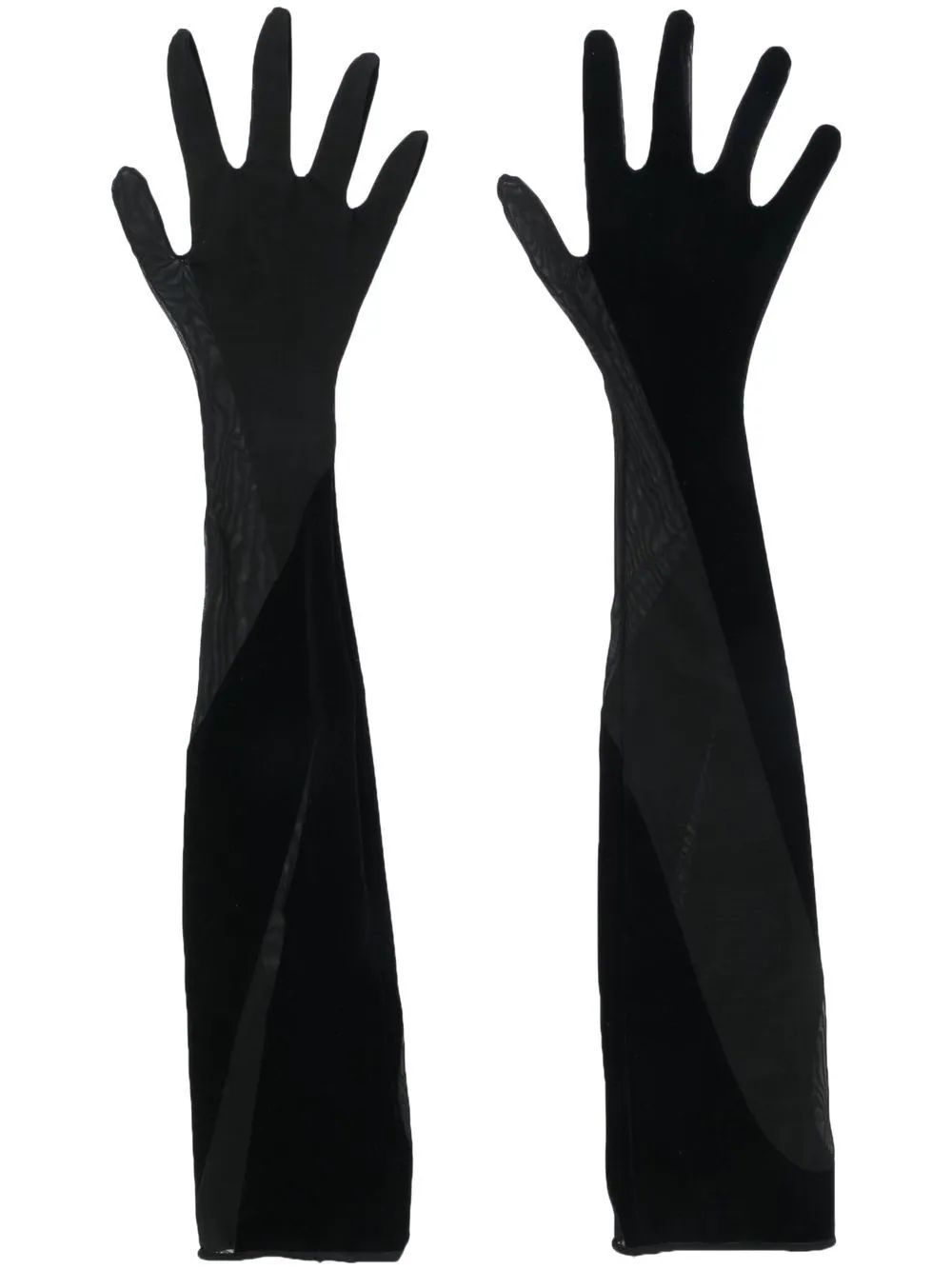 Mugler x Wolford elbow-length Gloves - Farfetch | Farfetch Global