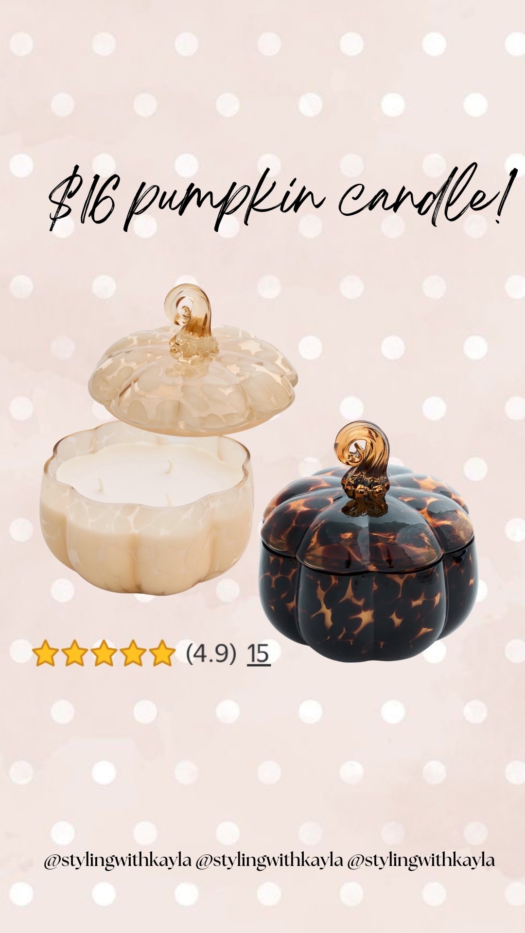 Walmart pumpkin candle!

#LTKSeasonal #LTKHome