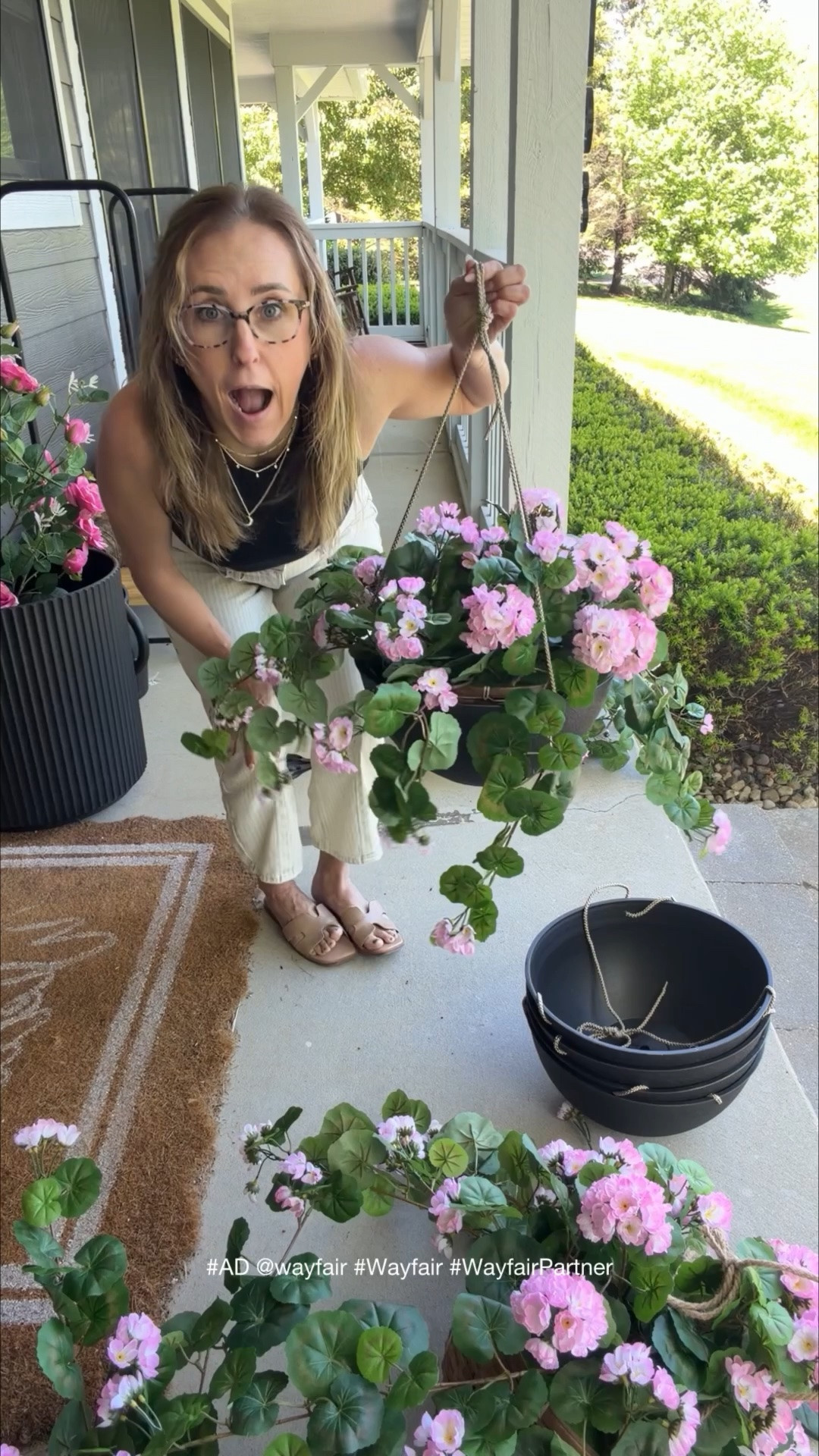 #AD The most gorgeous faux hanging baskets from @Wayfair for the Hot Summer Sale!!
#Wayfair #WayfairPartner
#LTKHome #LTKSeasonal