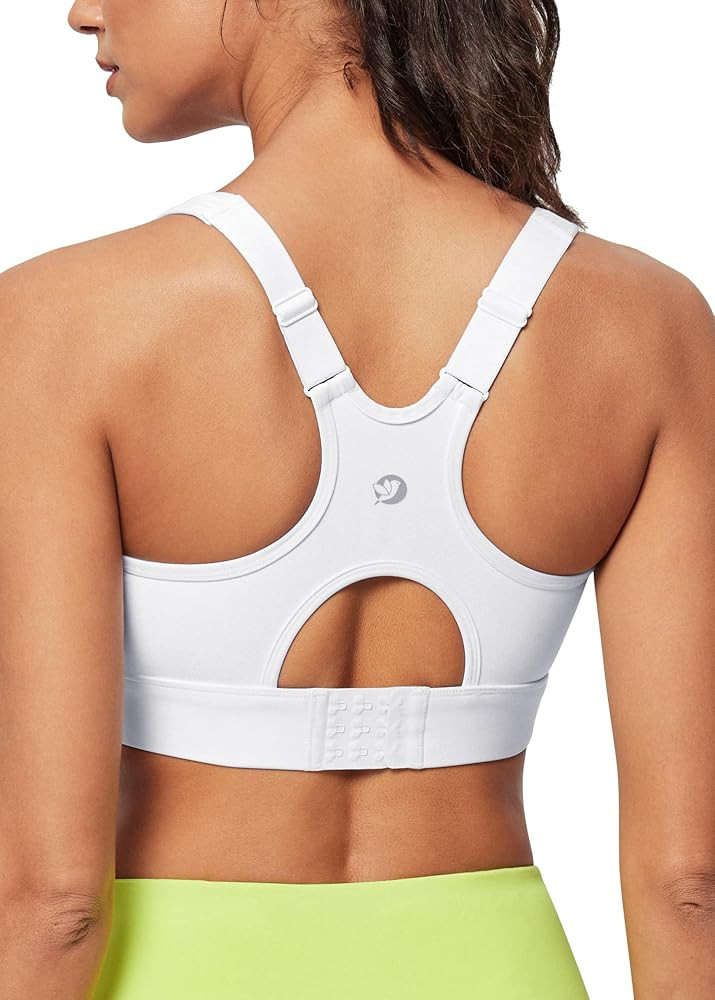 IUGA High Impact Sports Bras for Women High Support Racerback Sports Bra with Sewn-in Pads Adjust... | Amazon (US)