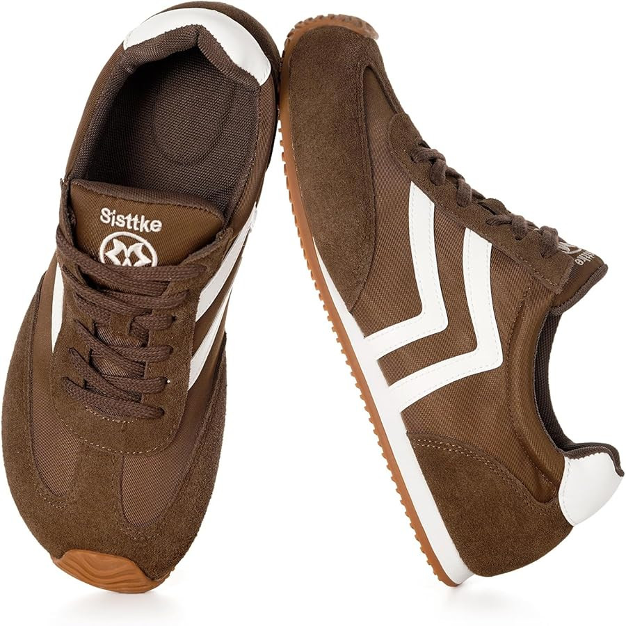 Fashion Sneakers for Women Wide Width Casual Sneakers Genuine Leather Walking Shoes Trendy Lightw... | Amazon (US)