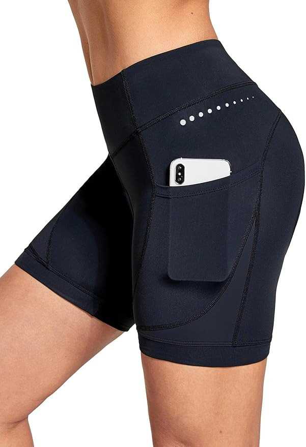 baleaf 4D Padded Bike Shorts Women Cycling Underwear Gel Padding Pockets | Amazon (US)