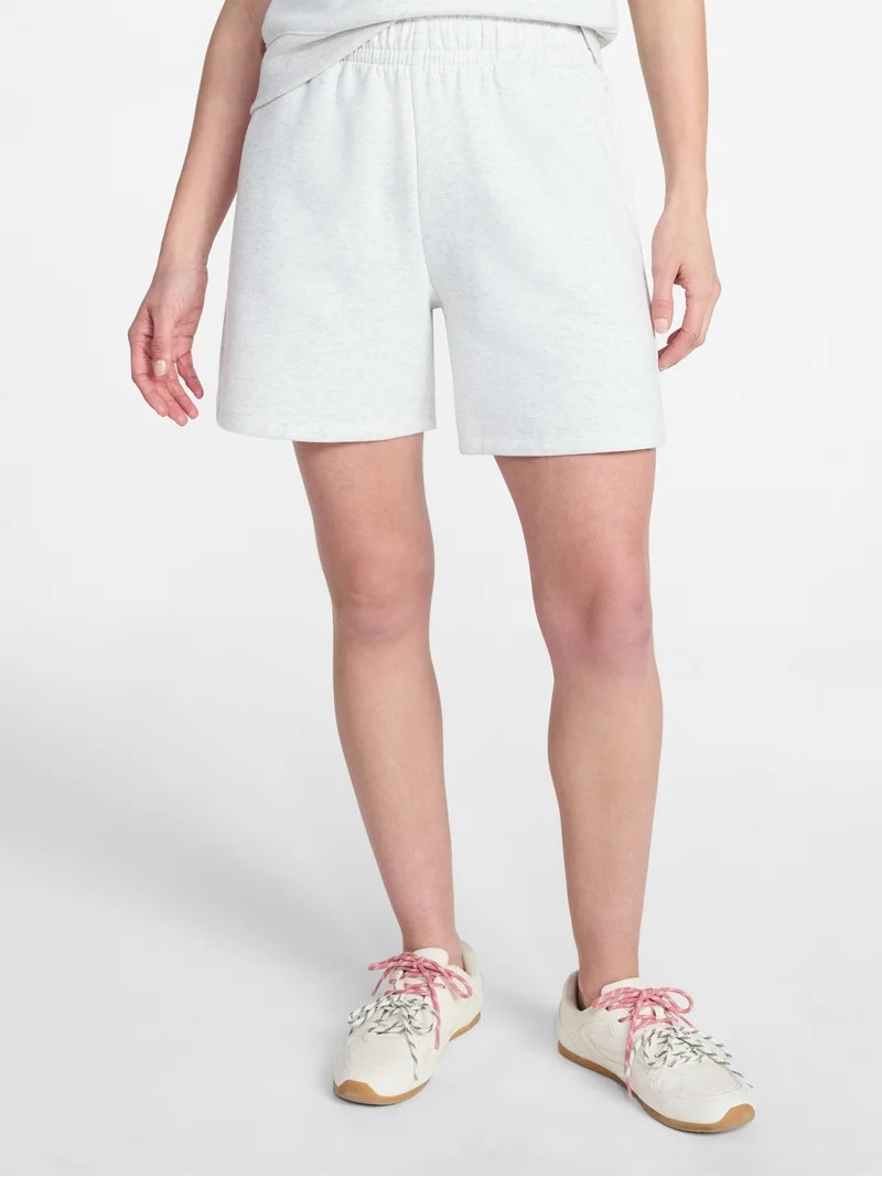 Time and Tru Women's Fleece Shorts, Size XS-XXXL | Walmart (US)