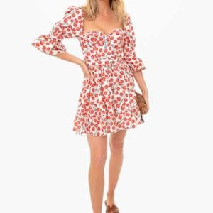 Agua by Agua Bendita Cedro linen floral mini dress size XS | Poshmark