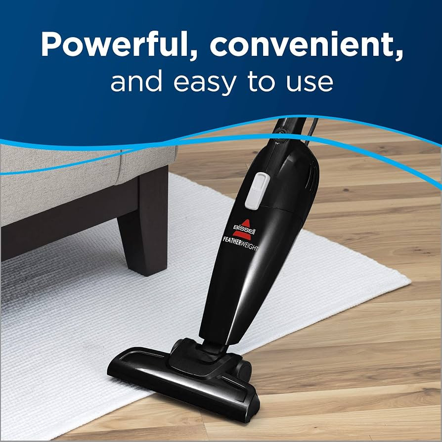 Bissell Featherweight Stick Lightweight Bagless Vacuum with Crevice Tool, 2033M, Black | Amazon (US)