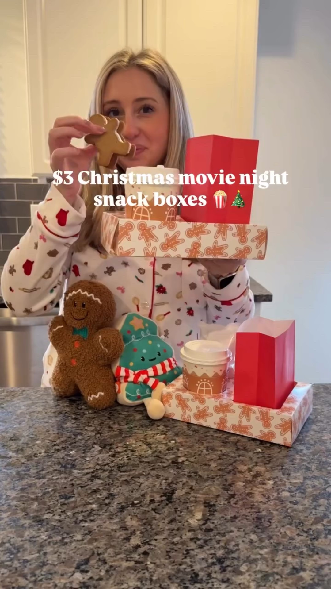 $3 Christmas movie night snack boxes 🍿🎄
My kids literally said “mom will you make us a movie box?” and say no more 😂❤️ The Christmas plushies were $5, the gingerbread hot cocoa cups were $3, and those gingerbread ice cream sandwiches… omg how CUTE?! obsessed.
Also pls tell me I’m not the only one addicted to the Rudolph snack mix 😭🎄

✨✨Like this video and drop “POPCORN” in the comments and I’ll send you the links to everything! The cutest and most affordable Christmas movie night set up! 🎄🍿❤️

#christmasmovie