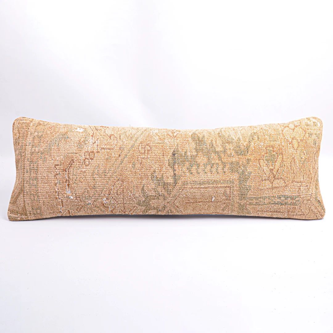 Lumbar Pillow Cover, Rug Lumbar Pillow Cover, Extra Long Lumbar Pillow Cover, Decorative Lumbar P... | Etsy (US)