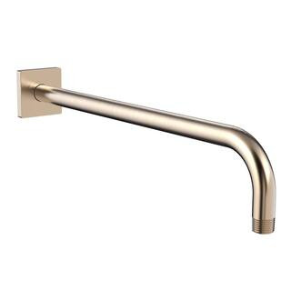 Speakman Lura 16 in. J-Shape Wall Mount Rain Shower Arm in Brushed Bronze S-2572-BBZ | The Home Depot