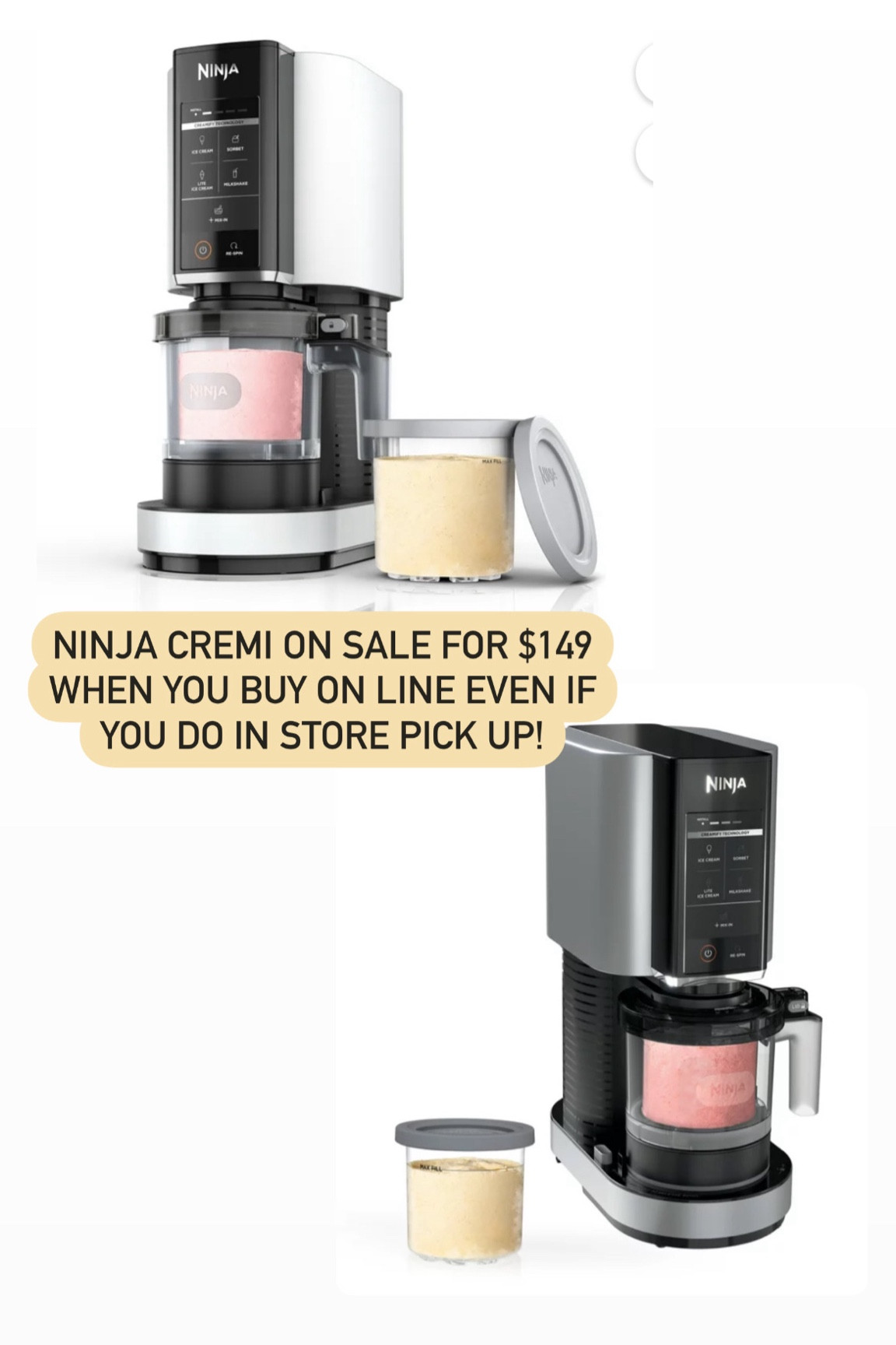 Ninja Cremi on sale $149

#LTKU #LTKSaleAlert #LTKHome