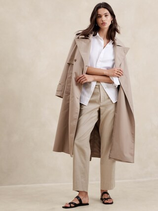 Linen-Blend Tuxedo Taper Pant | Banana Republic Factory