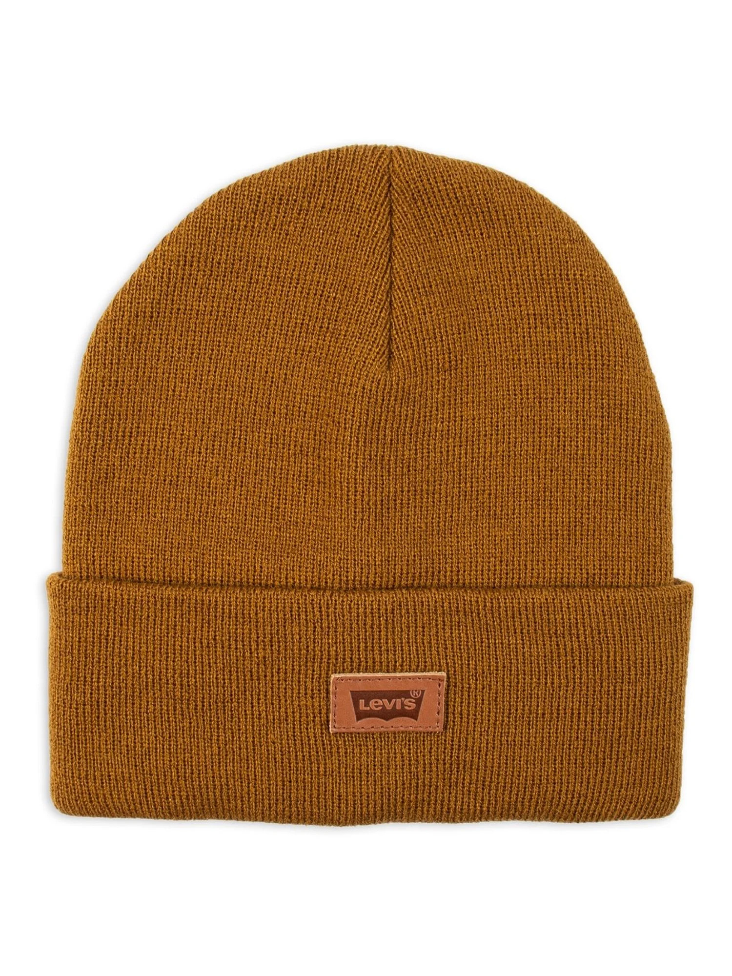 Levi's Men's All Season Leather Logo Patch Beanie Hat | Walmart (US)