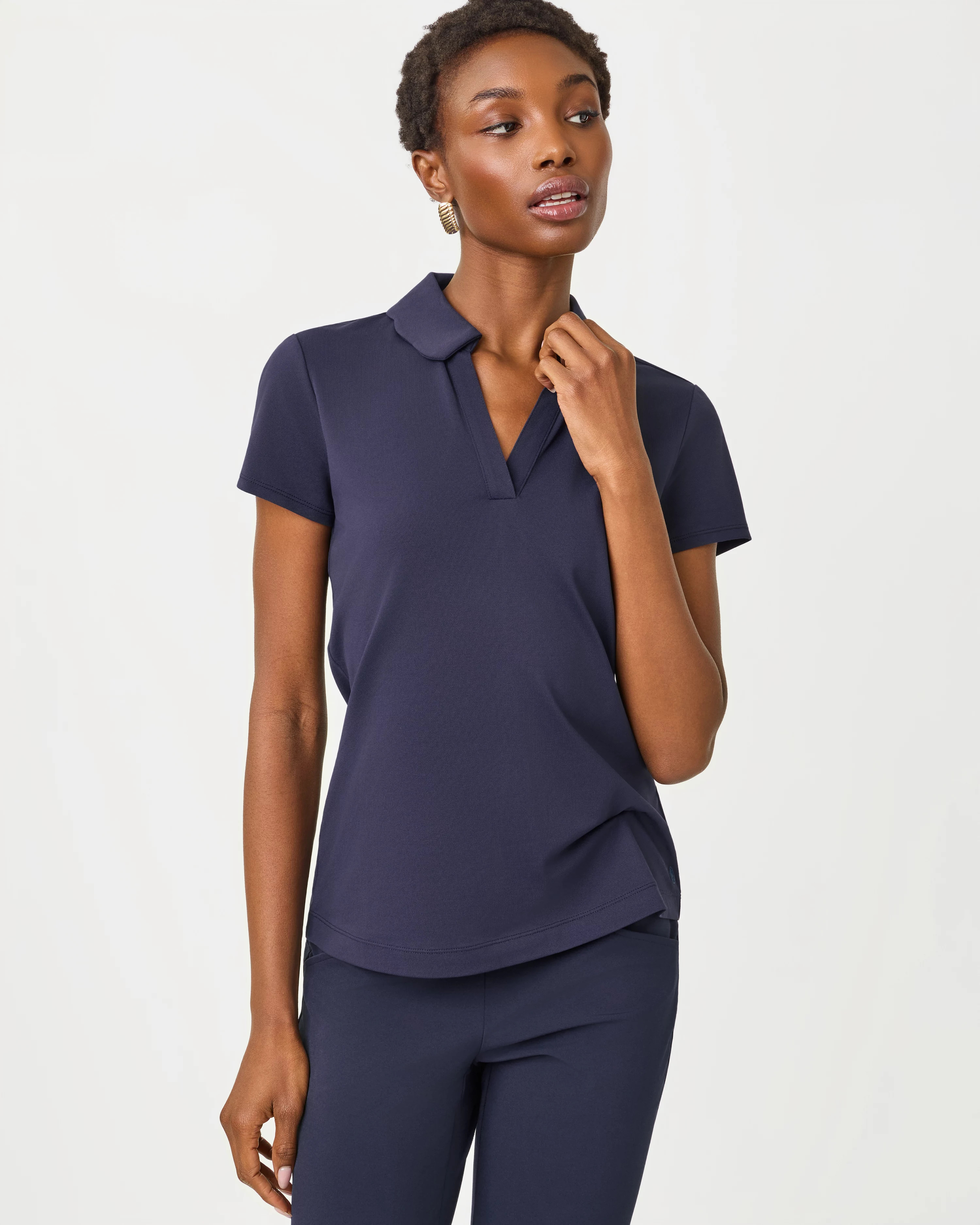 UPF 50+ Luxletic Frida Scallop Polo | Lilly Pulitzer
