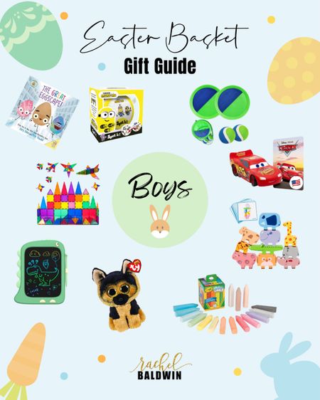 I don’t know how, but we are already less than a month away from 🐰 Easter! Now that it’s time to start thinking about ideas for your little’s Easter baskets, here are a few ideas for BOYS that are sure to be slam dunks, including a cute writing tablet, sidewalk chalk, and a seasonally-perfect book 🥚📖

#LTKsalealert #LTKunder50 #LTKkids