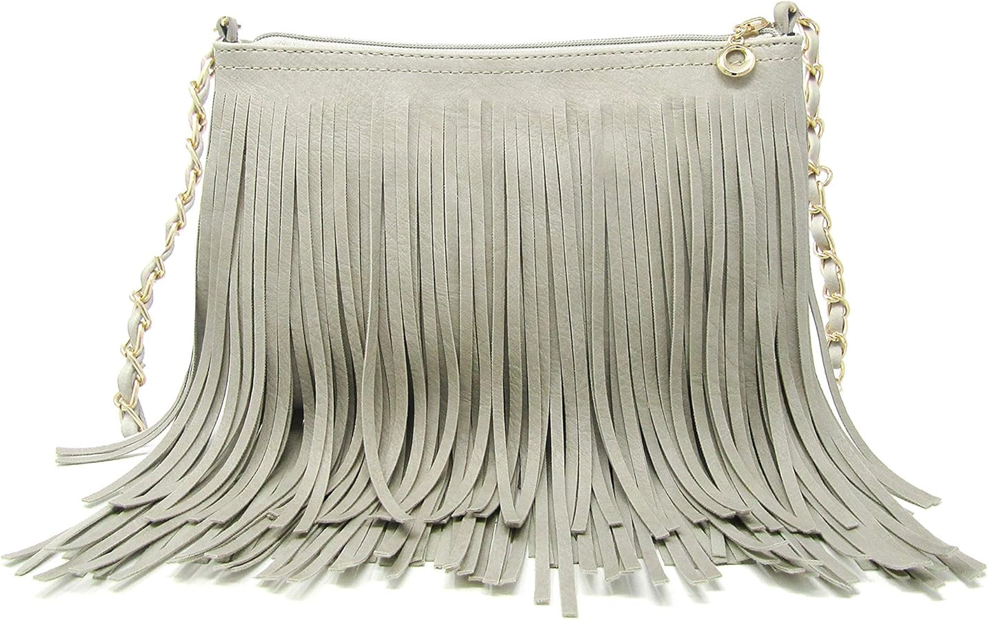 Solene Fringe Crossbody Shoulder Bag with Strap, Tassel Messenger bag, Country Style Western Frin... | Amazon (US)