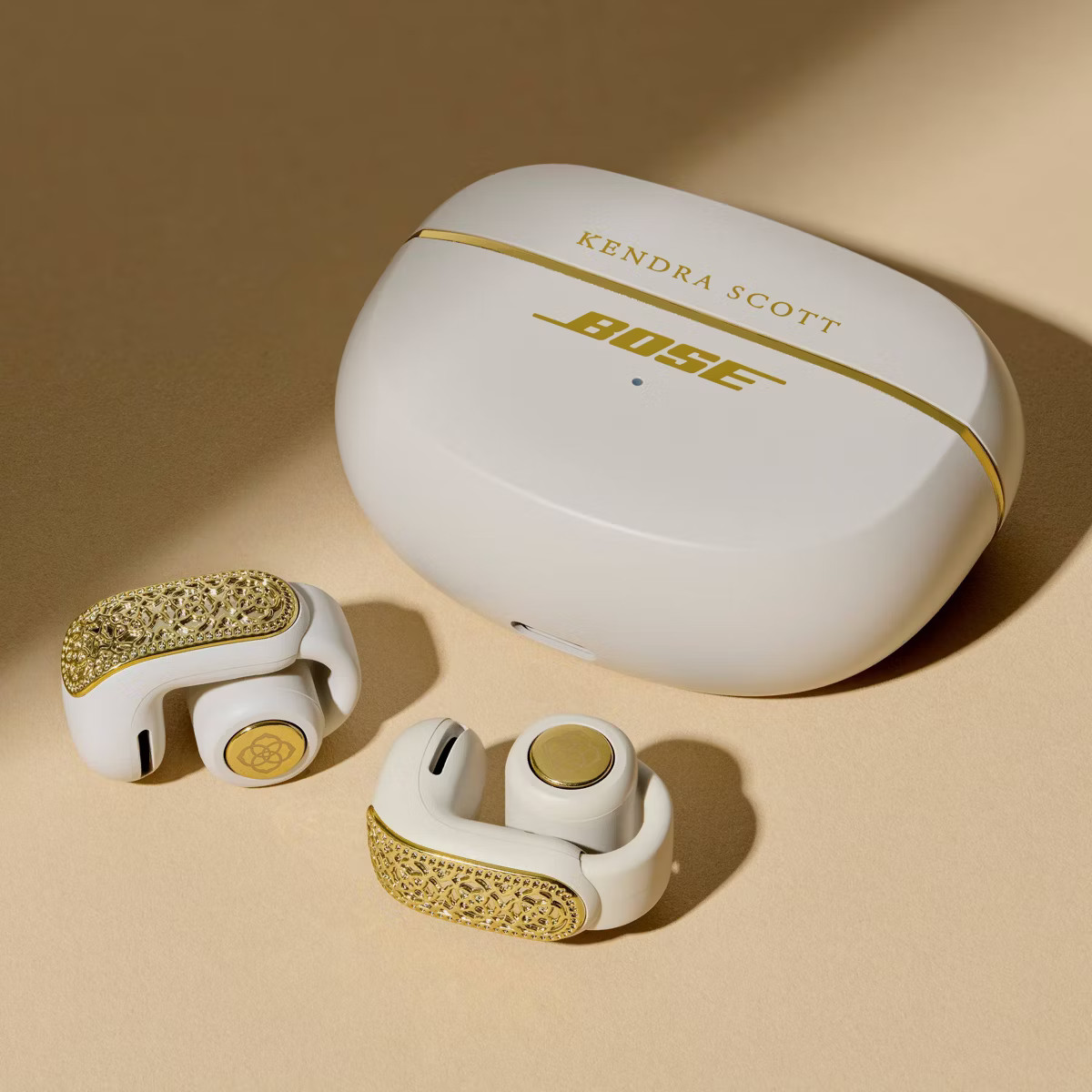 Bose x Kendra Scott Ultra Open Earbuds - Gold Filigree | Target