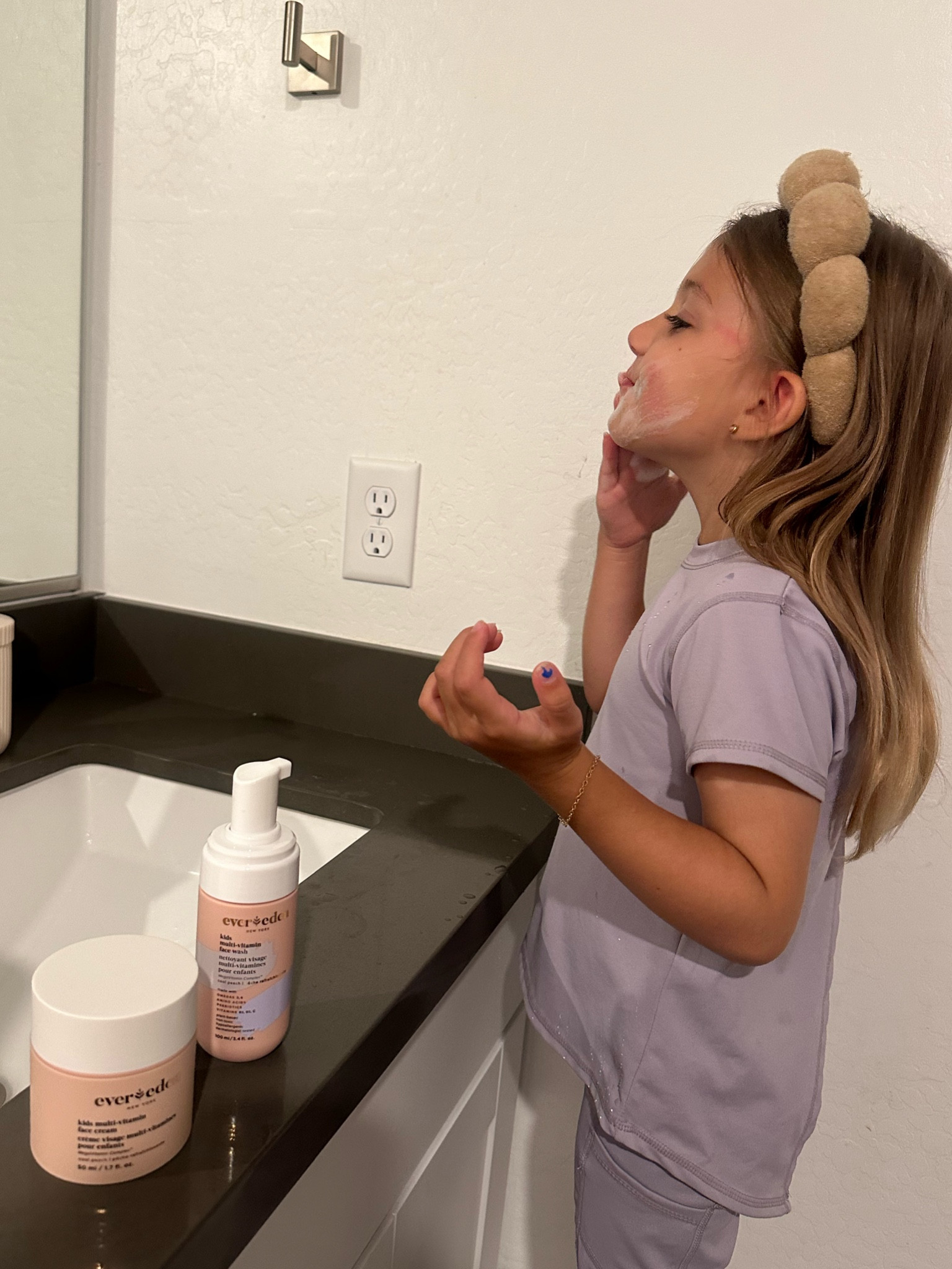 Starting the skincare routine young🎀🤍✨ 
