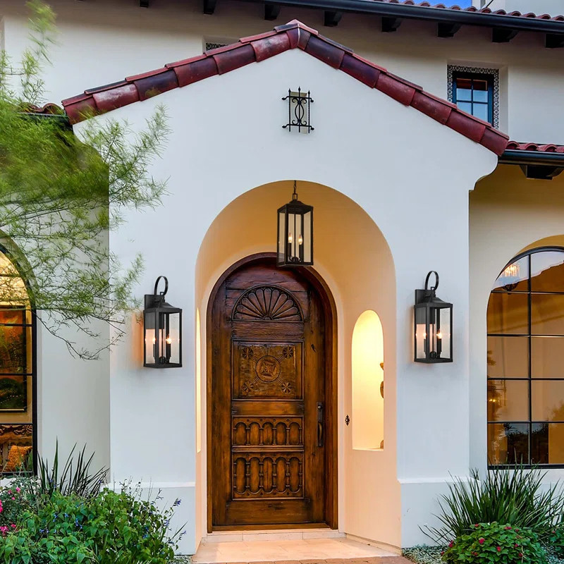 Gaudencia 2 - Bulb 25.74'' H Outdoor Wall Lantern | Wayfair North America