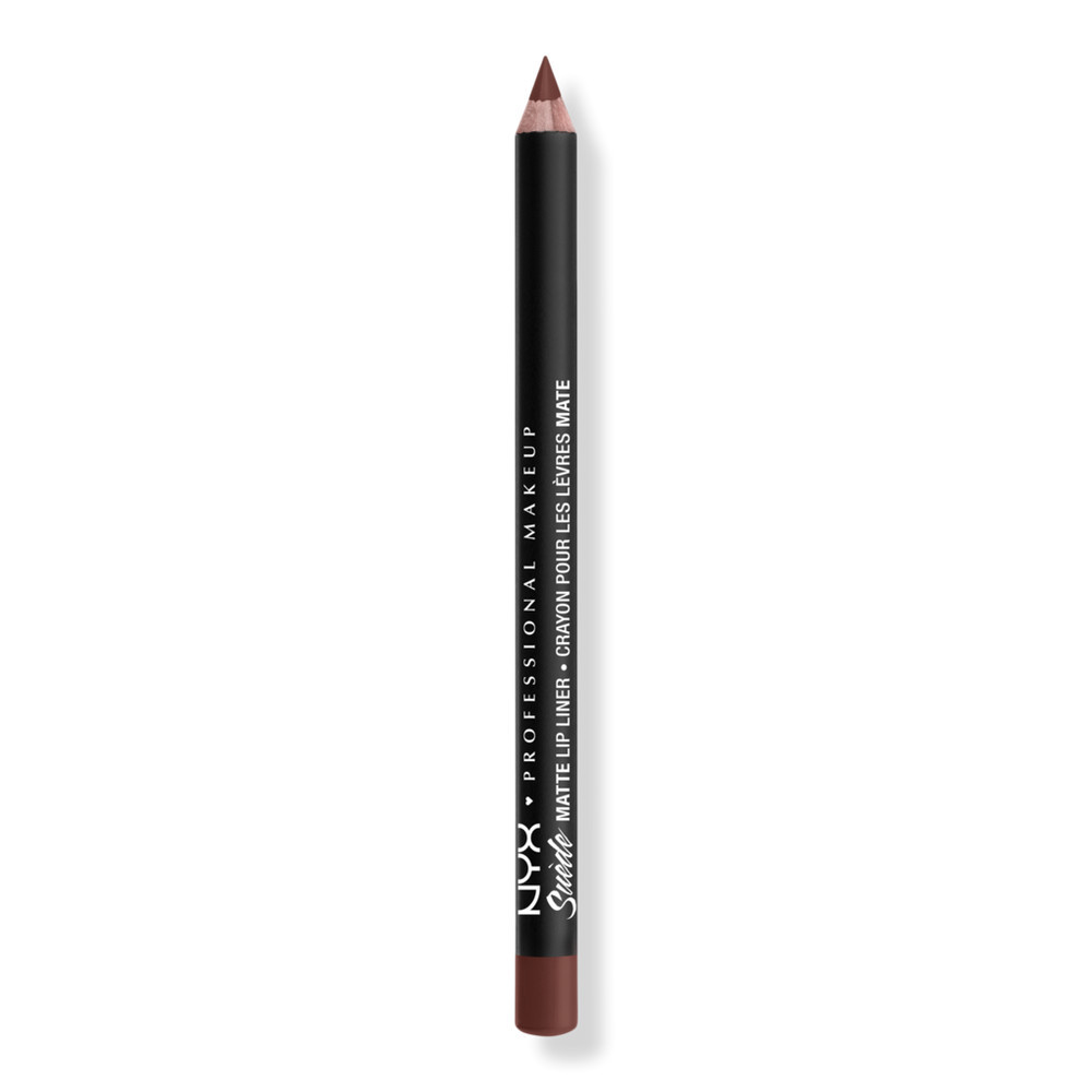NYX Professional Makeup Suede Matte Lip Liner Velvet Soft Vegan Lip Pencil - The OG Brew | Ulta