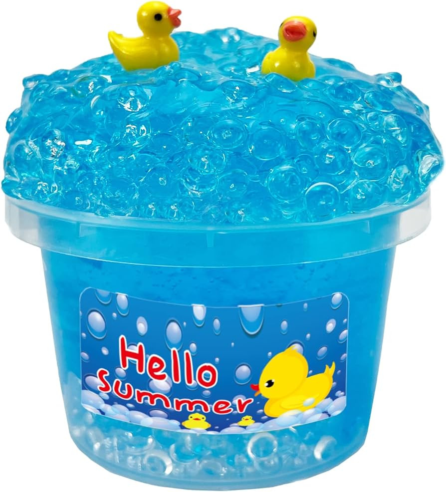 Charming Blue Crunchy Fishbowl Bead Slime,Super Soft and Non-Sticky, Great for Birthday Gifts for... | Amazon (US)