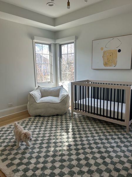 Adrian’s new Room so far - checkered rug toddler room 

#LTKhome #LTKkids #LTKfamily