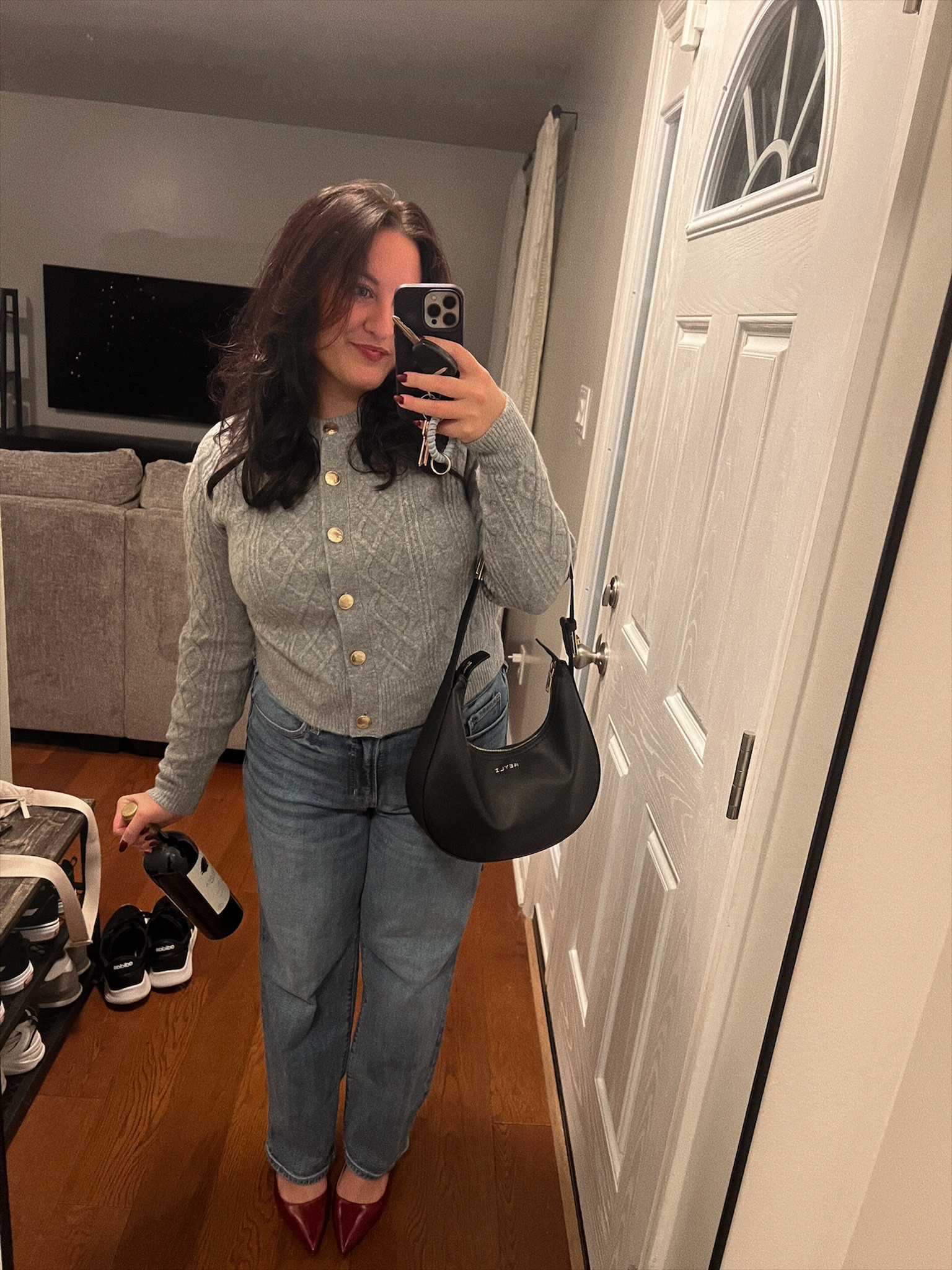 Sweater | L 
Jeans | 12
Shoes | tts

#LTKMidsize #LTKFindsUnder50 #LTKStyleTip