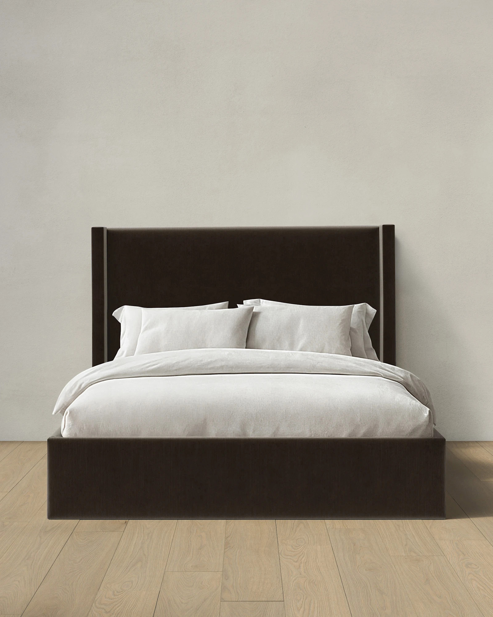 Wingback Bed in Performance Velvet | Quince