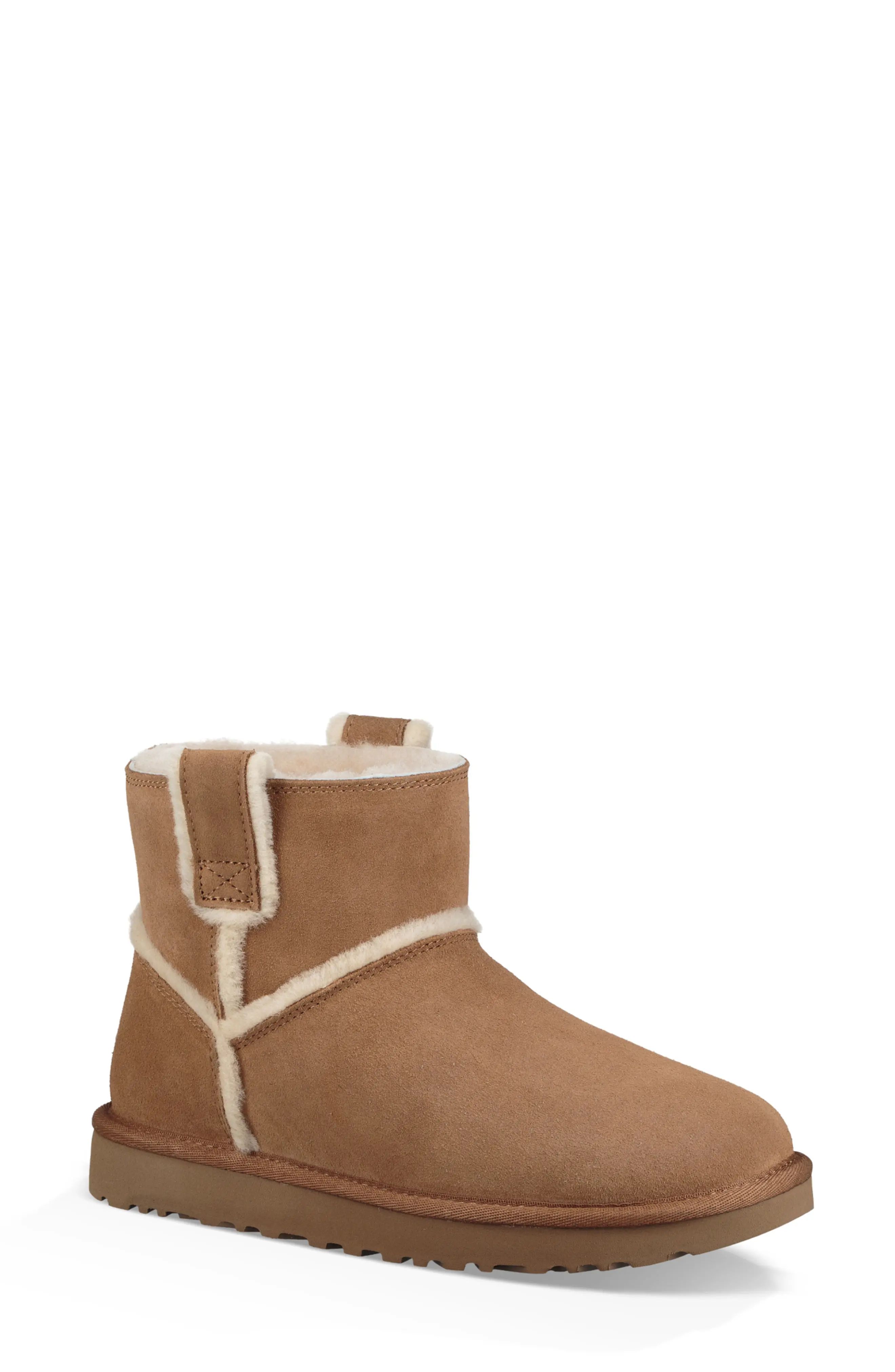 Mini Classic Genuine Shearling Boot | Nordstrom Rack