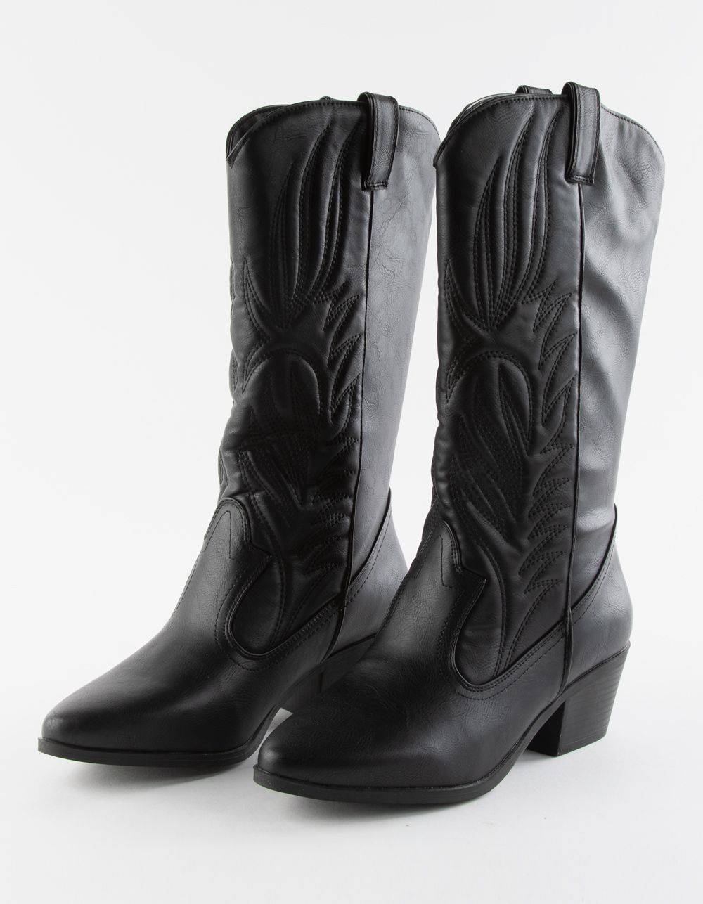 QUPID Montana Womens Cowboy Boots - BLACK | Tillys | Tillys