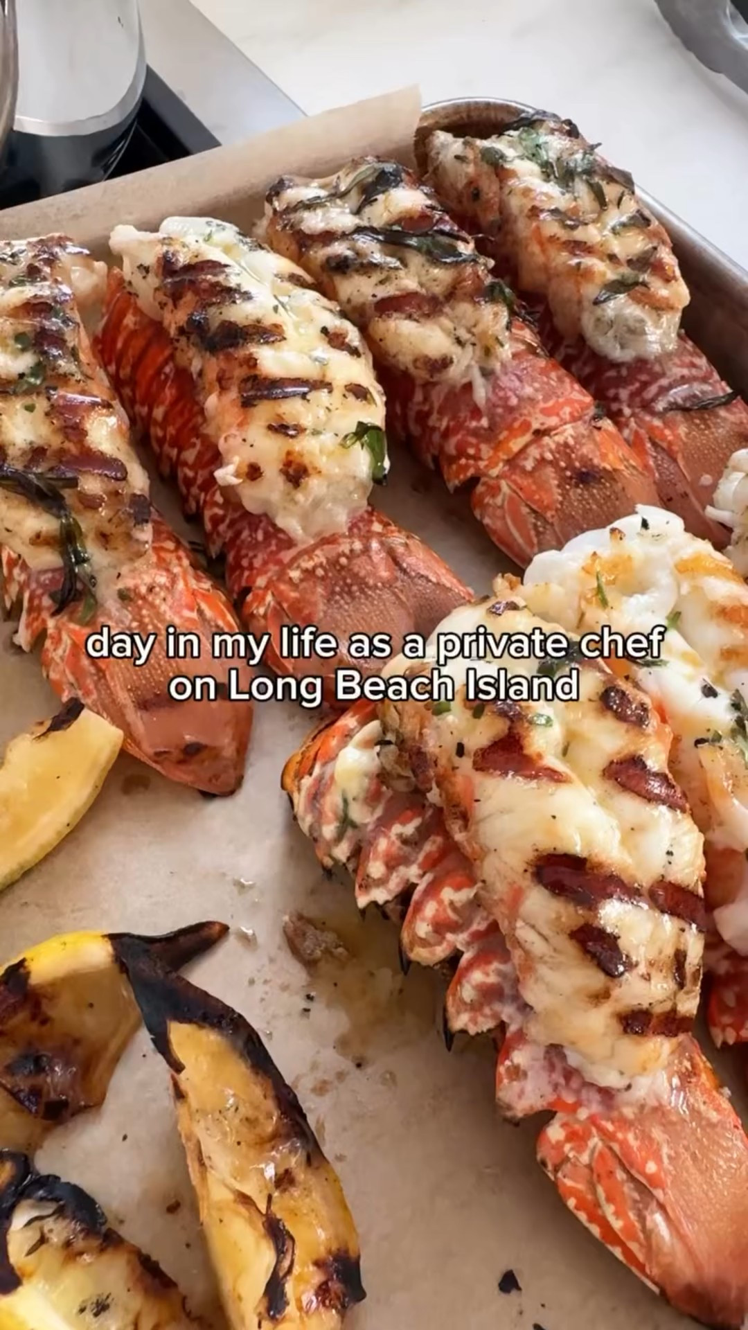 summer surf & turf menus are my love language 🦞🥩🍅🍓 farmers market succotash salad recipe dropping today!! 

#privatechef #dayinthelife #diml #cheflife #surfandturf #summerrecipes #summerdinner #lbi #longbeachisland