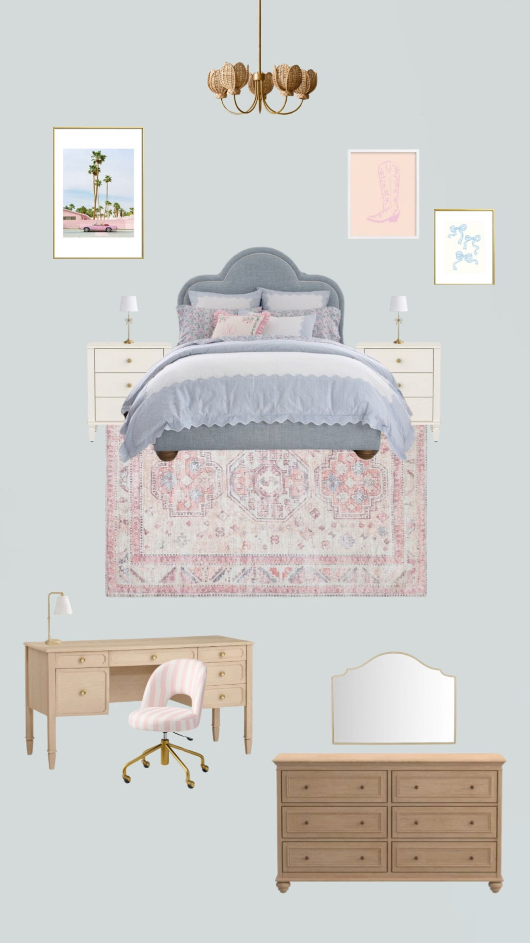 Pottery Barn Teen Girl’s Bedroom Design 💕 

#LTKStyleTip #LTKHome #LTKKids