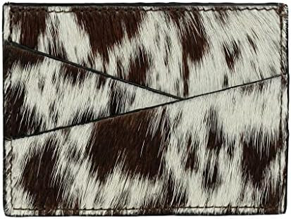 Myra Noire Western Card Holder - Small Credit Card Wallet for Women, Cowhide Leather and Hairon, ... | Amazon (US)