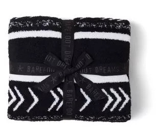Barefoot Dreams CozyChic Stripes And Arrows Blanket 45" x 60" | QVC