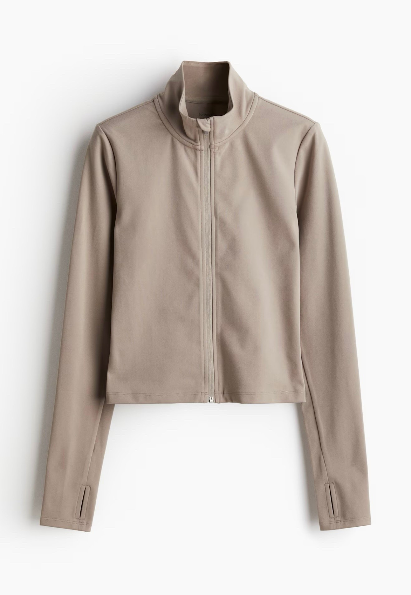 Slim-fit, short activewear jacket in functional fabric made with SoftMove for the ultimate in softness and comfort plus contouring support, and DryMove to wick away moisture from skin. Stand-up collar, zipper at front with anti-chafe chin guard, and extra-long sleeves with thumbholes.



#LTKfitness #LTKcanada #LTKsummer