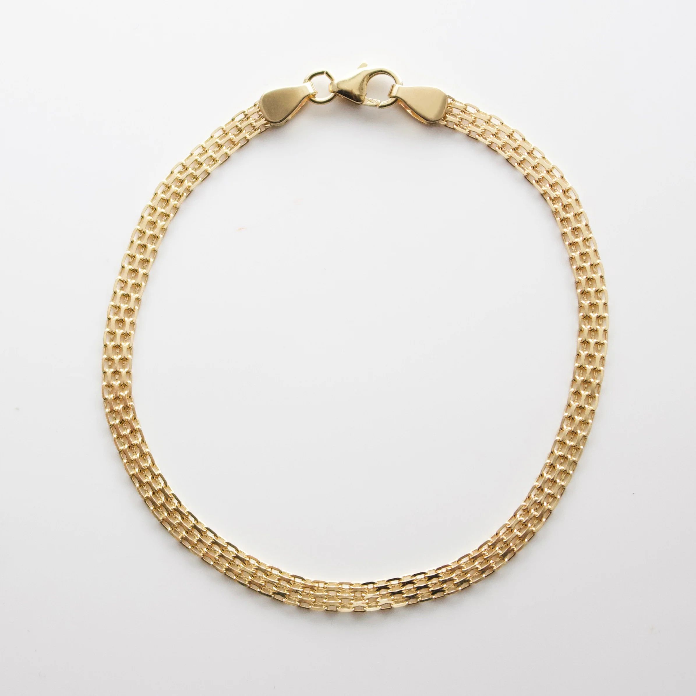 Braided Bismark Chain Bracelet | Carrie Elizabeth