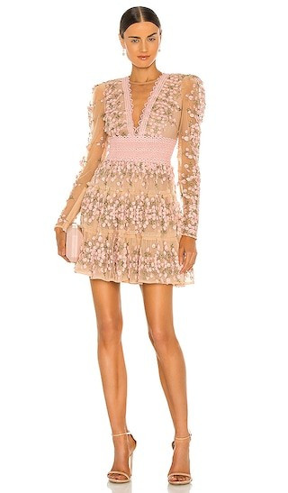 Bronx and Banco Megan Mini Dress in Pink. - size L | Revolve Clothing (Global)