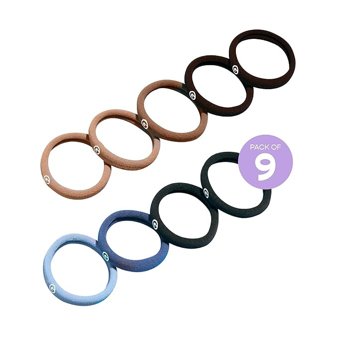 Gimme Beauty - Any Fit No Damage Hair Ties - Neutrals - Seamless Microfiber Hair Elastic - Hair A... | Amazon (US)