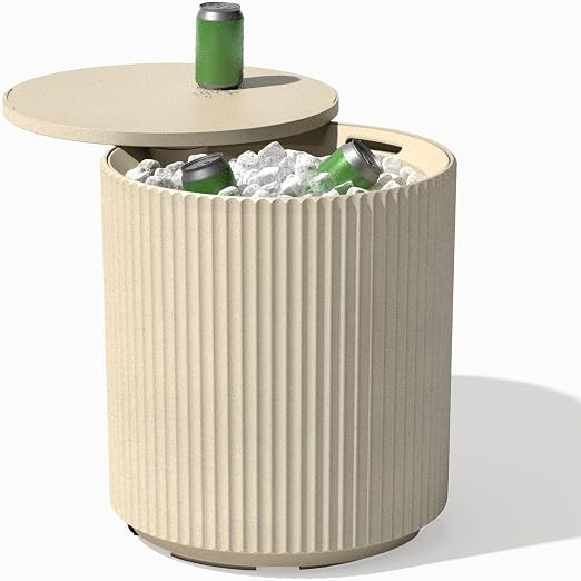 Veradek Outdoor Cooler Side Table - 2 in 1 - Designed for use as Outdoor Side Table, Patio Decor ... | Amazon (US)