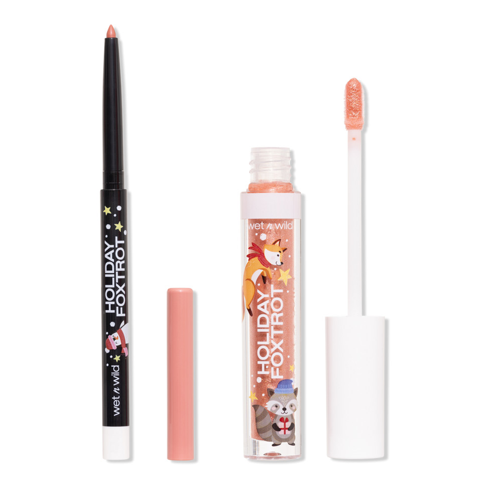 Holiday Foxtrot Gingerbread Snuggle Lip Liner & Gloss Set | Ulta