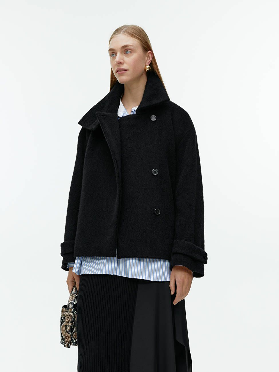 Fuzzy Wool-Blend Jacket | ARKET