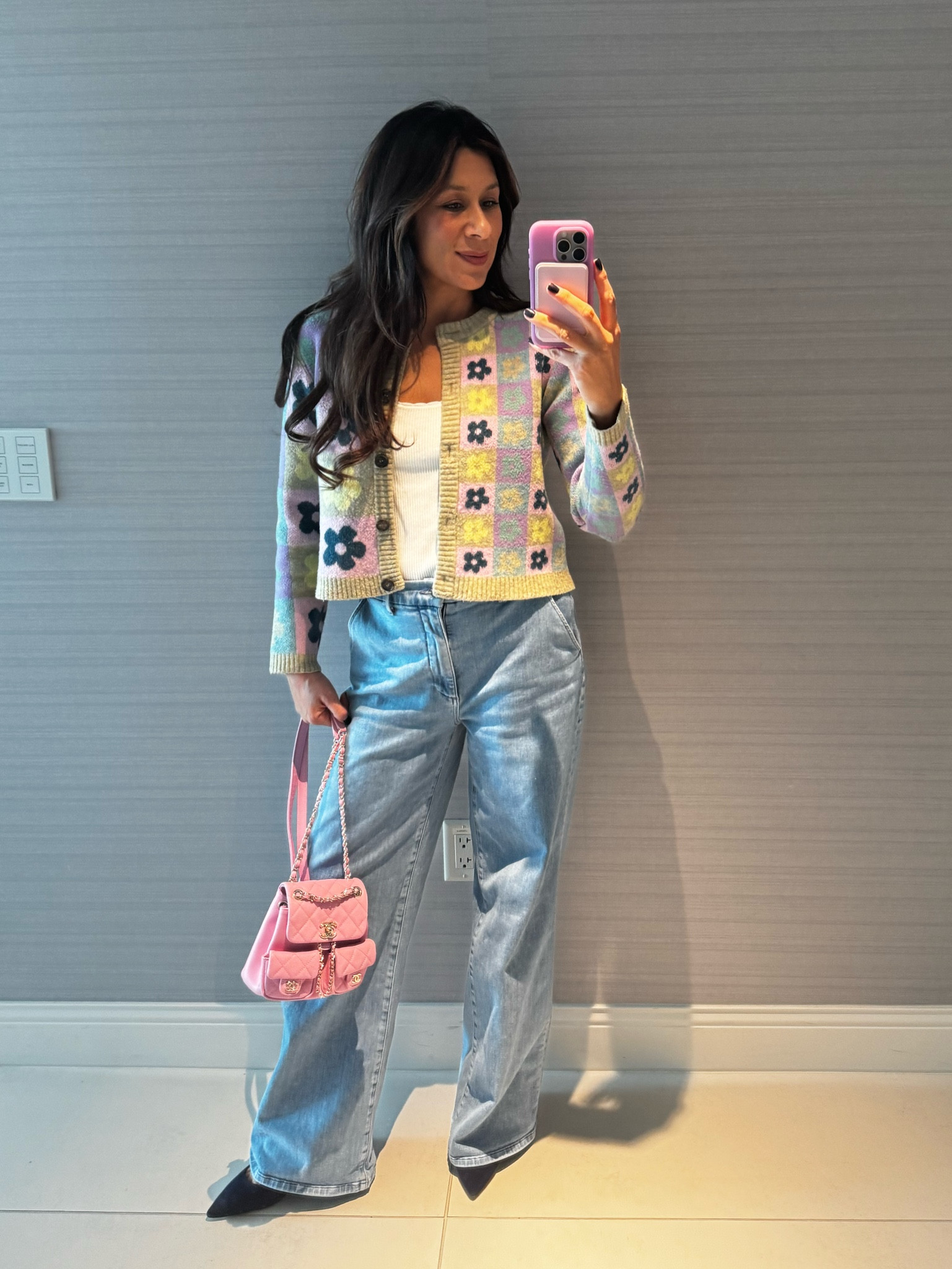 Casual OOTD. Fun sweater and trouser denim  

#LTKSeasonal #LTKStyleTip #LTKWorkwear