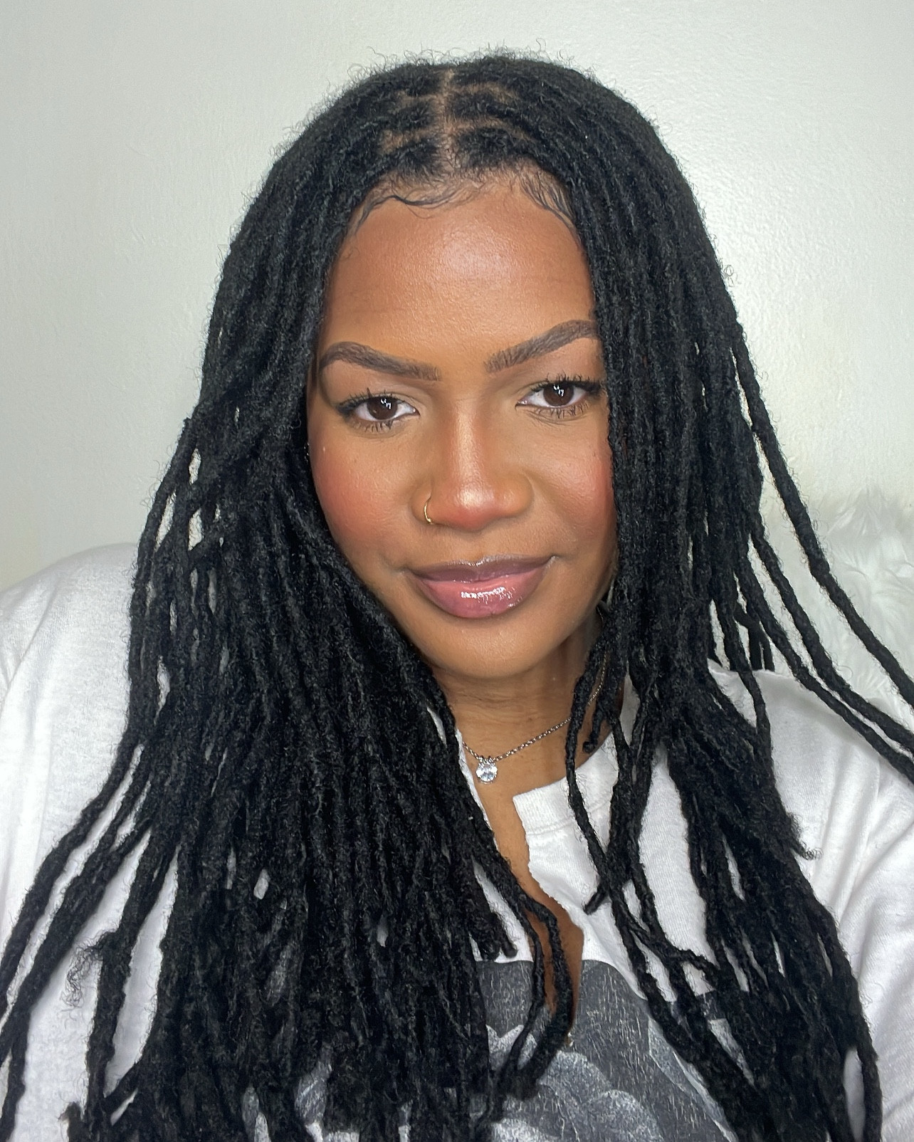 I just love a soft, natural makeup look! All the products I used are in my daily routine. 🥰 #locs #makeup #glam 

#LTKMidsize #LTKBeauty