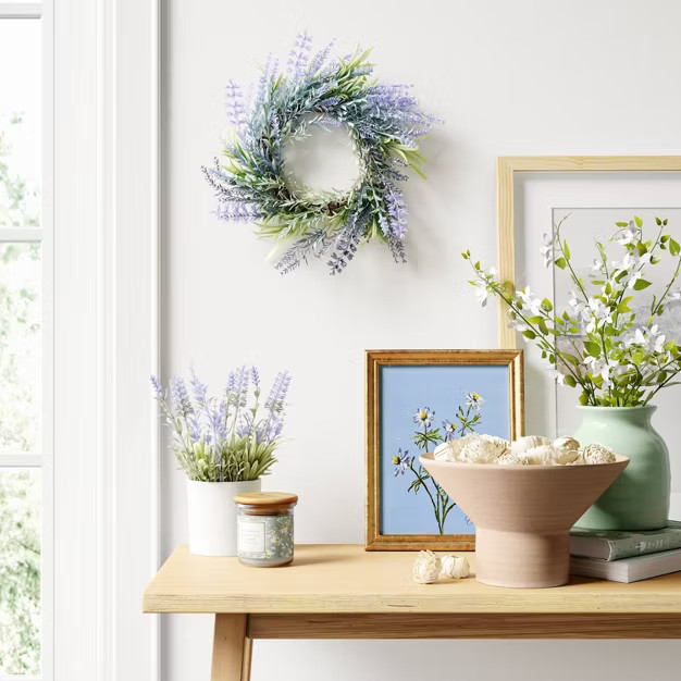 Lavender Mini Wreath - Threshold™ | Target