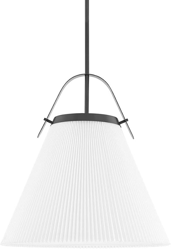 Hudson Valley Lighting 9624-OB Aldridge - 1 Light Large Pendant, Old Bronze Finish with Belgian L... | Amazon (US)