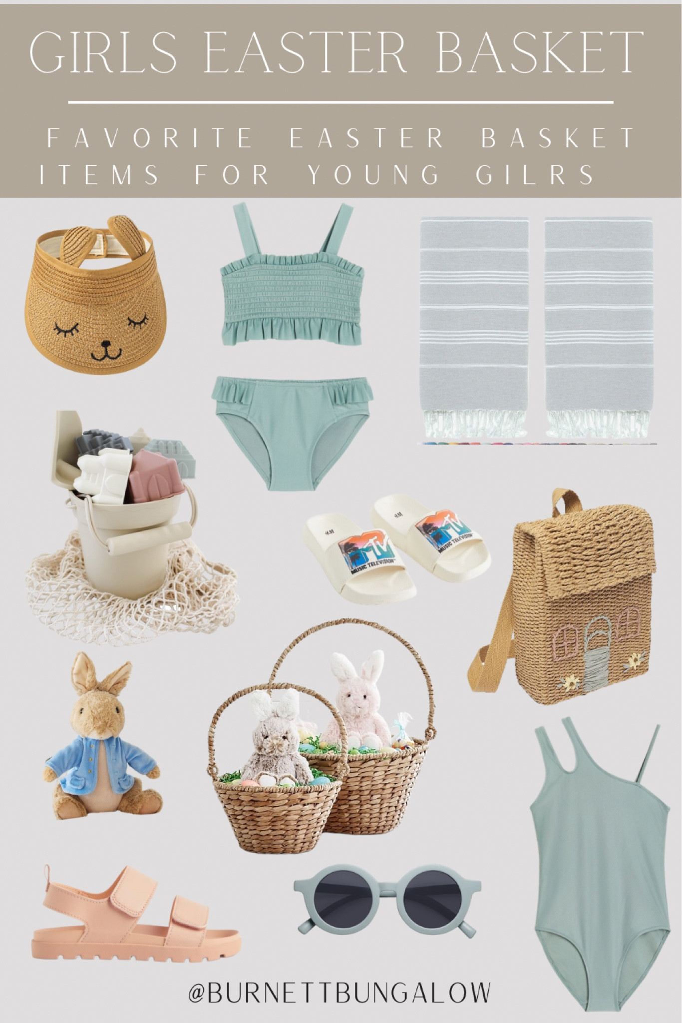 My favorite Easter basket ideas for young girls. I gravitated towards spring break items, girls swimsuits, vacation outfits and warmer weather, gearing up for the spring season.  

• #girls #easterbasket #toddlergirl #younggirl #girlsbeachbag #girlsswimsuit #amazon #h&m #walmart #girlssummer #beachtoys #girlssunnies #personalizedgift #kidseasterbasket #easter #springbreak #summer



#LTKSeasonal #LTKfamily #LTKkids