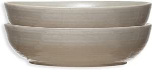 Bloomingville Reactive Glaze Stoneware Serving Neutral Beige, Set of 2 Bowl, 2 | Amazon (US)