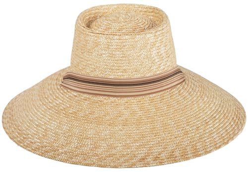 Lack of Color Women's Paloma Wide-Brimmed Straw Sun Hat (Small(55cm), Stripe) | Amazon (US)